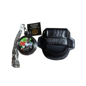 #18 Bobby LaBonte‎ Franklin Mint Pocket Watch with Belt Case. Needs a Battery